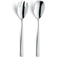 Amefa - MARTIN - Saladebestek set - 2-delig - Hoogglans - hoogglans - Zilverkleurig
