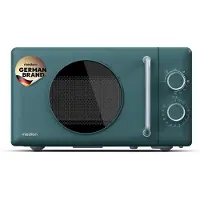 Medion Retro magnetron met grill - 20 L - petrolblauw | 800 watt, 5 vermogensstanden, 3 combiprogramma’s, timer, ontdooifunctie, MD100119