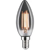 Paulmann 1879 Filament 230 V LED kaars E14 Dim 145lm 4W 1800K dimbaar Rookglas