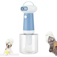 Snq Elektrische Schuimspray voor Honden en Katten - Automatische Dispenser - IPX7 Waterdicht - Diepe Reiniging - Blauw - 23x8 cm - Geschikt voor Badkamer en Keuken