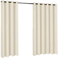 Happiq Buitengordijnen - 132 x 275 cm 2 stuks - voor patio, veranda en pergola