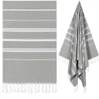 Famanu – Turkse oversized strandlaken 100 x 177,8 cm, sneldrogend en zandvrij, lichtgewicht reishanddoek voor strand en zwembad