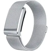 Strap-it Milanese bandje RVS geschikt voor WHOOP MG - Zilver