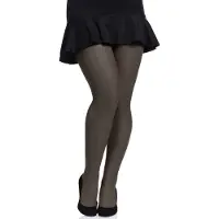 Merry Style Dames Grote maten Panty - 20 DEN - Halsterloos - Polyamide - MS-GB-161 - Smoky - XXL