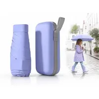 VHV - Mini Reisparaplu UPF 50+ - Compacte Opvouwbare Paraplu met Hoes - Voor Handtas, Reizen en Zon