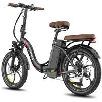 Fafrees 25AH Elektrische vouwfiets – E-Bike - 20 x 3.0 Inch Dikke Banden - Maximaal bereik 150 km - Shimano 7 versnellingen - 20 Inch opvouwbare City Commuter E-Bike – Elektrische stadsfietsen– Zwart