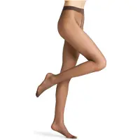Falke Pure Matt eenkleurig materiaal transparant 20 DEN panty dames bruin - maat XL