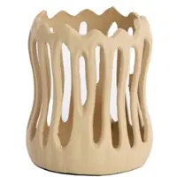 Light & Living Waxinelichthouder Tivoli Ø11x13 cm, mat zand