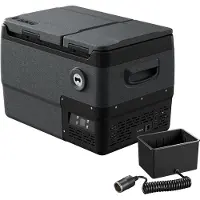 Yolco DX30 Space Grey - Compressor Koelbox - 30 Liter - Dual Zone Koelen en Vriezen - 12V 24V 230V
