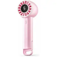 VHV -Stille Bureauventilator met 5 Snelheden - Krachtige Draagbare Ventilator met Ophanghaak - USB Ventilator met Borstelloze Motor 3000rpm - Ideaal voor Kantoor Slaapkamer en Reizen - Compact Design