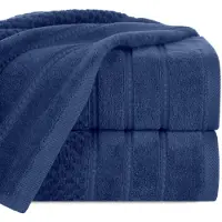 Eurofirany Luxe Katoenen Badhanddoek ADORE 70x140cm, 500 gsm, Marineblauw