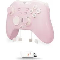 PXN P5 - Draadloze Game Controller - Trillingsfunctie - USB & Bluetooth - PC & Console - Roze