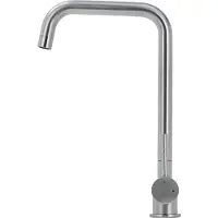 Happiq Opvouwbare Keukenkraan SUS304 - 360° Draaibaar Ruimtebesparend design - voor keuken en camper - Roestvrij Staal - 15,24 cm