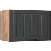 Vicco Hangkast Fame-Line, Donkergrijs/Goudkleurig Eiken, 60 cm
