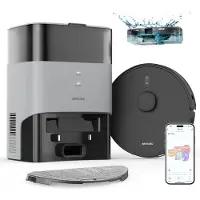 Airrobo T20 – Robotstofzuiger - met droog zuigen, dweilfunctie en oplaadstation (60 dagen stofvrij) – App & spraakbediening – Voor haar van huisdieren & harde vloeren – 2 jaar garantie