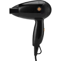 Mexx Mini Reisföhn 1200W – Kleine Haardroger met Blaasmond – Föhn met Ophanglus en Oververhittingsbeveiliging – Reishaardroger voor Onderweg – 22x15x8cm – Zwart