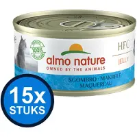 Almo Nature 15x HFC cat blik jelly makreel 70gr