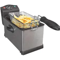 SP Frituurpan - Friteuse - Regelbare Thermostaat - Zilver - 46cm x 27cm x 25cm