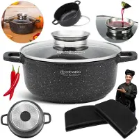 Edenberg Marmite Marmite 20cm 2,3L met AROMA KNOP en hittebestendig handvat