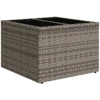 vidaXL 5-delige loungeset voor buiten, met kussens, grijs, kunststof riet