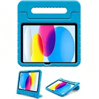 Ntech Tablet Hoes voor iPad 10e/11e Generatie 10.9/11 Inch – Blauw Kidsproof Kinderhoes met Handvat – Schokbestendige Beschermhoes –