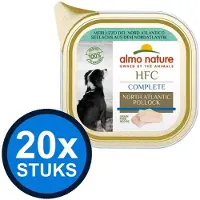 Almo Nature 20x HFC - Hondenvoer Natvoer Kuipje - Complete - Noord Atlantische Pollock - 85g