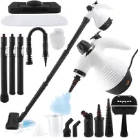 Traumheim 1300W Handheld Stoomreiniger - 2-in-1 Stoomreiniger - met 16 accessoires - multifunctioneel - 350ml - voor bank en vloer