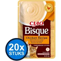 Ciao 20x Bisque puree cat chicken 40gr