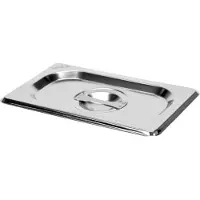 YATO Professioneel Gastronorm Deksel GN 1/9 – Hoogwaardig RVS 201 – Matte Afwerking – Temperatuurbestendig -40°C tot +300°C – Duurzaam GN Deksel voor Horeca & Catering