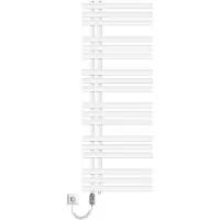 OEM ECD Germany Strijkijzer EM Design badkamerradiator Elektrisch met verwarmingsstang 900 B - 500 x 1400 mm - Wit - Designradiatorpaneelradiator handdoekdroger