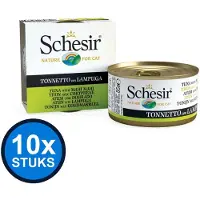 Schesir 10x - Tonijn & Goudmakreel in Gelei - Kattenvoer Natvoer - 85g