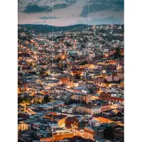 IXXI Guanajuato, Tristan Zhou - 60 x 80 cm - Gratis ophangtool - Grote wanddecoratie en posters - Fotografie, Eetkamer, Woonkamer, Mancave, Nacht