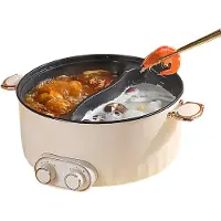 SP Hotpot - 6L Capaciteit - Hotpot Electrisch - Hotpot Pan - Beige - ‎40cm x 40cm x 25cm
