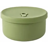VHV - Lunchbox 700 ml - Ronde Broodtrommel met Deksel - Compacte Lunchbox voor School, Kantoor en Picknick - Lichtgroen