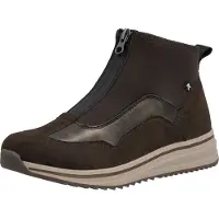 Rieker dames enkellaarsjes L5851-25 bruin – extra breed