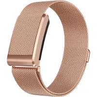 Strap-it Milanese bandje RVS geschikt voor WHOOP MG - Roségoud