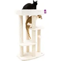 Petrebels Springfield 107 krabpaal - Creme - extra stabiel - compact