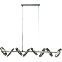 Nest of Nora Eetkamerlamp 8-lichts Envi - Industrieel design - Charcoal