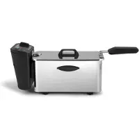 SP Frituurpan - Friteuse - Regelbare Thermostaat - Zilver - 38cm × 24cm × 23cm