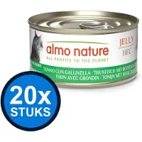 Almo Nature 20x HFC cat blik jelly tonijn&rode poon 70gr