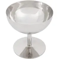 Olympia steel sundae beker - 250ml