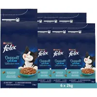 Felix Dubbel Lekker Vis Droogvoer (6 x 2kg)