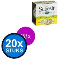 Schesir 20x Complementary kat blik bouillon tonijn 70gr