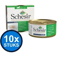 Schesir 10x - Hondenvoer - Gelei in blik - Kipfilet - 150g