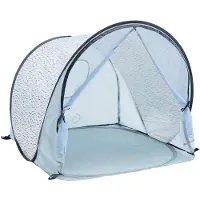Aura Strandtent uv Bescherming – Strandschel – Zonbescherming – Blauw - 98cm x 90cm x 85cm