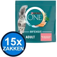 Purina One 15x - Adult Zalm - Kattenvoer Droogvoer - 800 g
