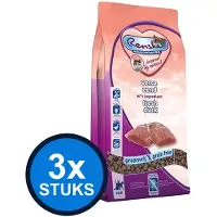 Renske 3x - Super Premium droog kat adult eend 1,5kg - Kattenvoer - 1.5 kg