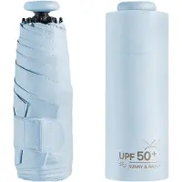 VHV - Reisparaplu - Mini Paraplu UPF 50+ UV-bescherming - Compacte Opvouwbare Paraplu voor Tas en Rugzak