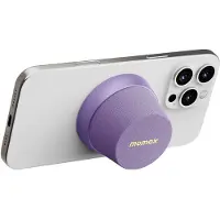 Momax 1-Vibe Go Magnetische Bluetooth Speaker – Draagbaar, TWS, IPX6 en 12 uur Accuduur – Paars