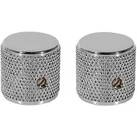 Fender 991366000 Tele/P-Bass Knoppen - Chroom, 2 Stuks voor CTS-as